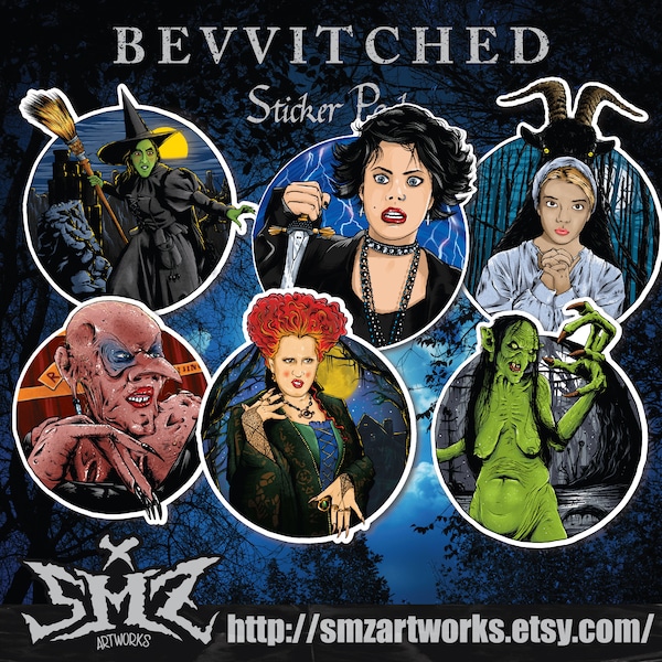 Paquete de pegatinas de Hechizada