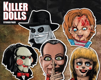 Pacchetto adesivi Killer Dolls