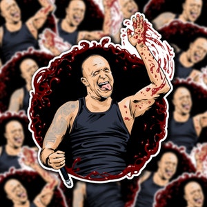 Chopping Hand Vinyl Sticker