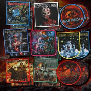 Iron Maiden - Parches oficiales tejidos – Leyendas del Heavy Metal