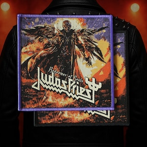 Parches oficiales tejidos de Judas Priest – Iconos del heavy metal, apliques para coser