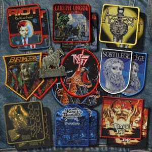 Heavy Metal Woven Patches – Classics, Power, New Wave & Underground Gems