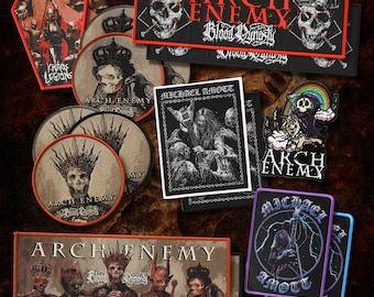 In Flames Sew-on Patch | Swedish Heavy Melodic Death Alternative Metal Band Logo - Foto 8