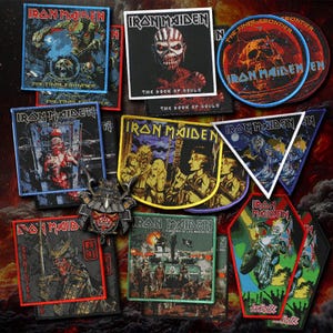 Iron Maiden offizielle gewebte Patches - Heavy Metal Legends