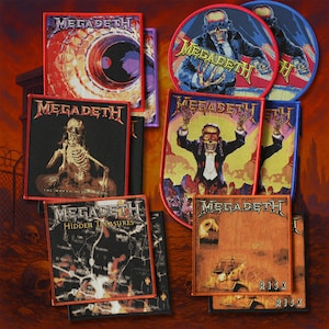 Megadeth Official Woven Patches – Thrash Woven Into Thread