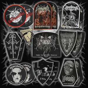 Die offiziellen Black Metal Woven Patches – Von der ersten Welle zur Symphonic Darkness
