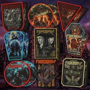 Powerwolf - Official Woven Patches - Power Metal Icons for Your Battle Jacket