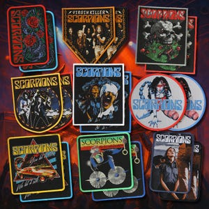 Scorpions – Vintage Rock Official Woven Patches