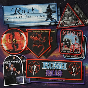 Rush - Official Woven Patches - Iconic Prog Art for Jackets and Bags