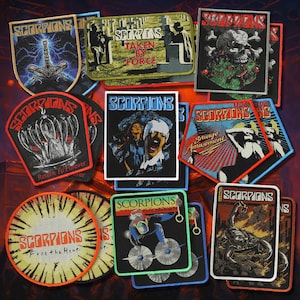 Scorpions - Vintage Rock offizielle gewebte Aufnäher