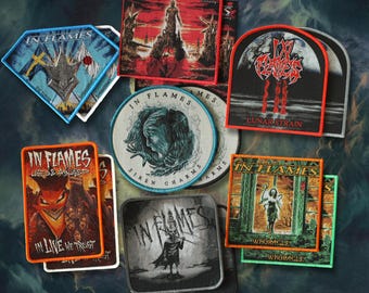 In Flames - Official Woven Patches - Swedish Melodic Death Metal Legends