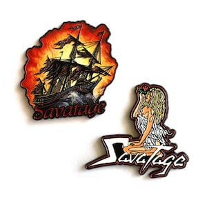 Savatage - Enamel Pins - Power Metal Classics in Miniature