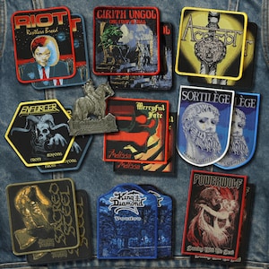 Heavy Metal Woven Patches – Classics, Power, New Wave & Underground Gems