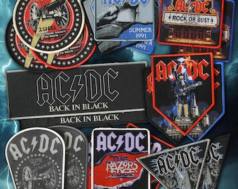 AC/DC - Woven Patches – Oficjalnie licencjonowany gadżet heavymetalowy