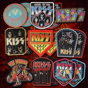 KISS - Official Woven Patches - Rock Legends for Your Jacket or Vest