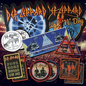 Officiële geweven patches van Def Leppard: een rock-'n-roll-klassieker!