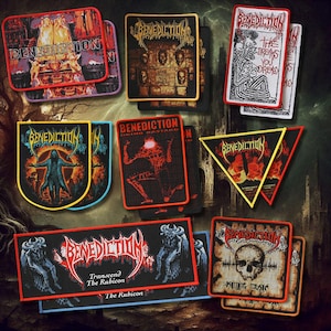 Benediction Official Woven Patches – Old-School Death Metal Legacy for Your Battle Vest