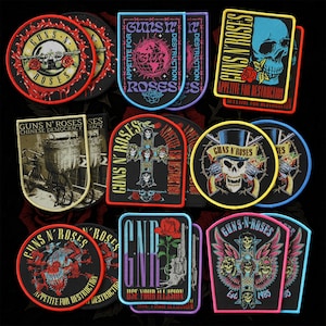 Oficjalne tkane naszywki Guns N’ Roses – Witamy w dżungli