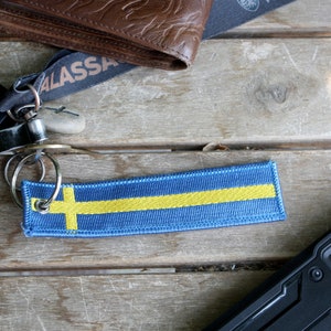 Swedish Death Metal Embroidered Keychain - Etsy