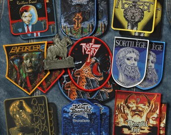 Heavy Metal Woven Patches – Classics, Power, New Wave & Underground Gems