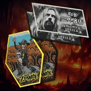 Rob Zombie Official woven patches