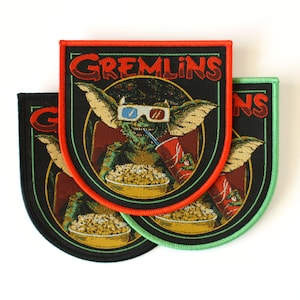 Popcorn After Midnight – Woven Patches for Cult Horror Fiends