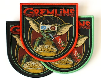 Popcorn After Midnight – Woven Patches for Cult Horror Fiends