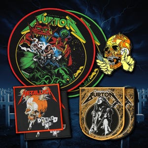 Official Metallica Woven Patches - Thrash Metal Legends on Your Vest