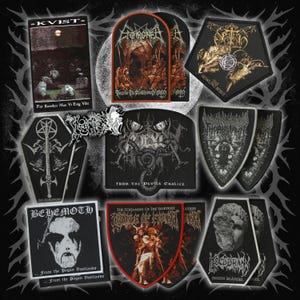 Officiella Black Metal Woven Patches – Från First Wave till Symphonic Darkness