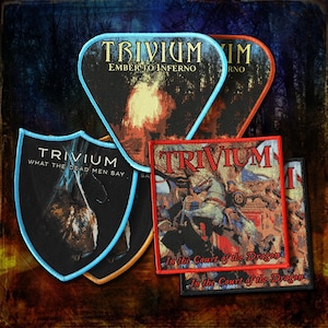 Trivium - Official Woven Patches - Metalcore, Thrash Heavy Metal Merch