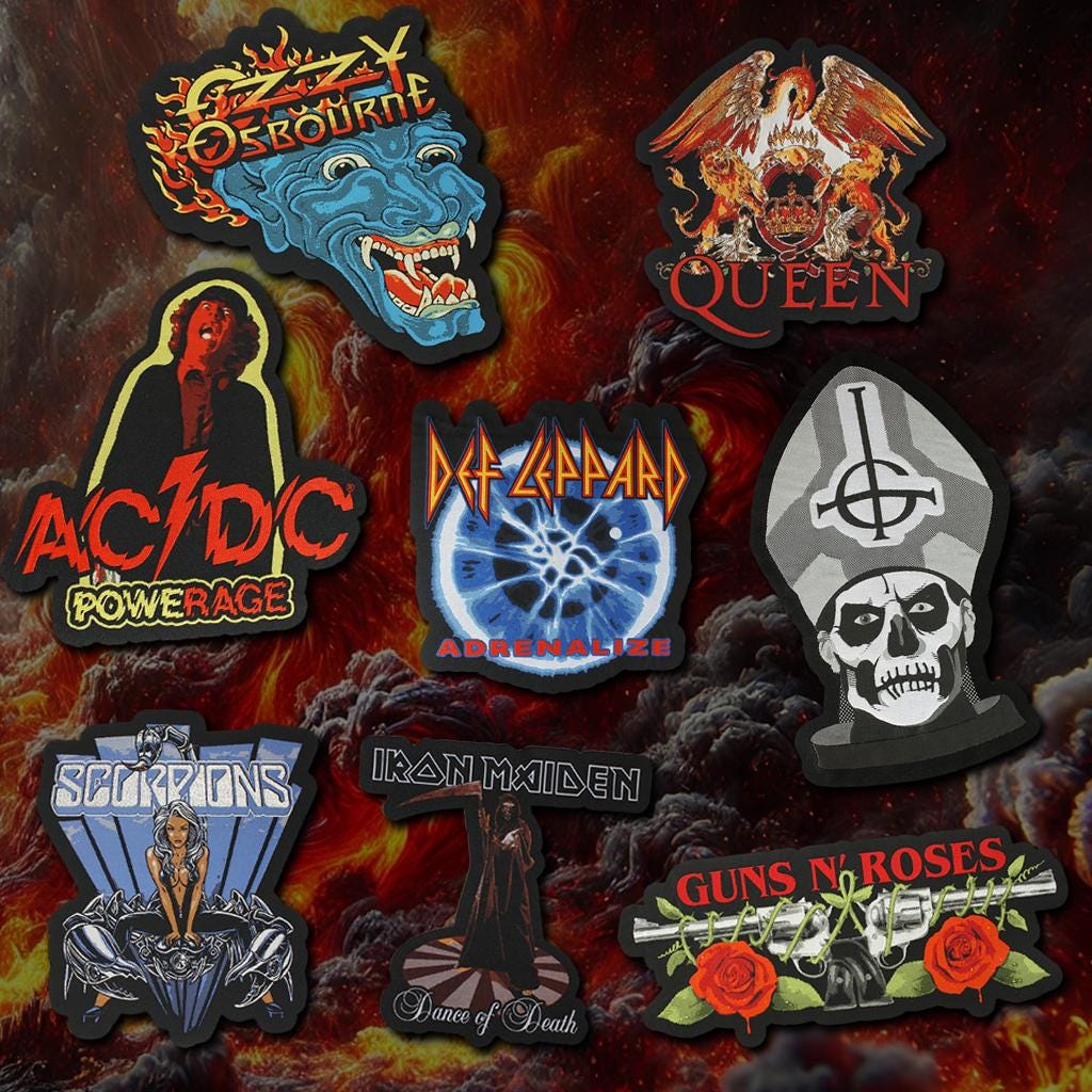Guns n Roses Patch 80s Classic Rock Punk Axel Slash