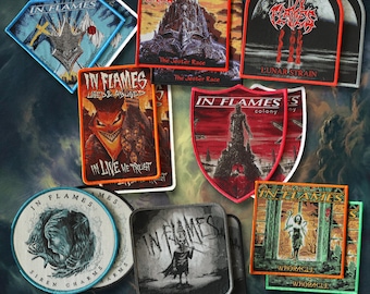 In Flames – Oficjalne naszywki tkane – szwedzkie legendy melodyjnego death metalu