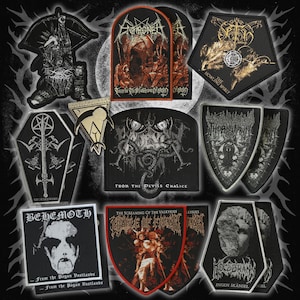 Official Black Metal Woven Patches – From First Wave to Symphonic Darkness