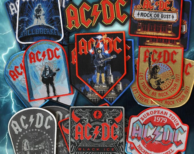AC/DC 50 Year Anniversary Patch - Etsy