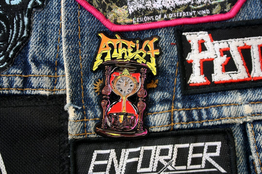 Atheist – Piece of Time Enamel Pin - Etsy