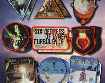Dream Theater - Official Woven Patches - Progressive Metal Legacy