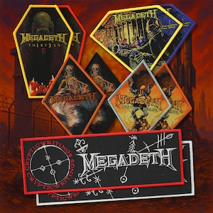 Megadeth - Toppe tessute ufficiali - Thrash intrecciato nel filo