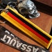 Teutonic Thrash Metal Embroidered Keychain Etsy