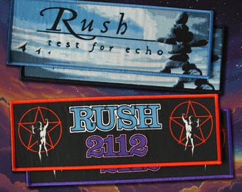 Rush - Official Woven Patches - Iconic Prog Art for Jackets and Bags