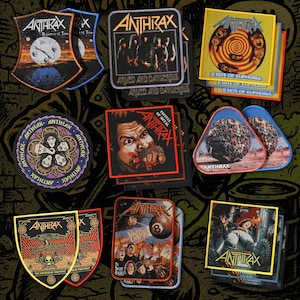 Anthrax Official Woven Patches – Mosh-Approved Mayhem for Your Battle Jacket