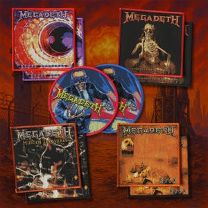 Megadeth Official Woven Patches – Thrash Woven Into Thread