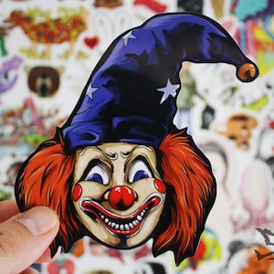 Poltergeist Clown Vinyl Sticker