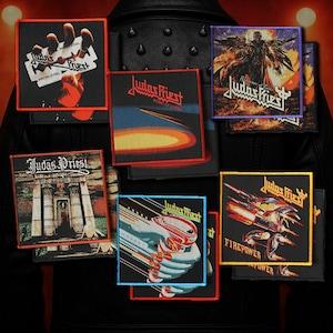 Judas Priest Official Woven Patches – Heavy Metal Icons, Sew-On applique