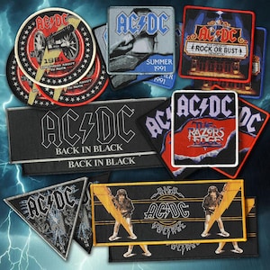 AC/DC - Woven Patches – Officially Licensed Heavy Metal Merch