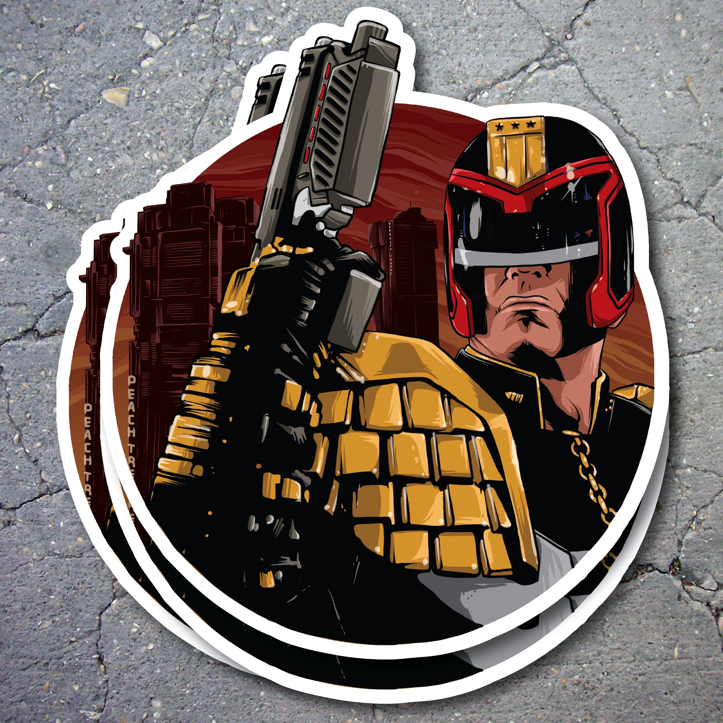 I Am the Law Vinyl Sticker Etsy UK