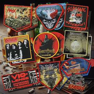 Thrash Metal Classics – Officially Licensed Woven Patches