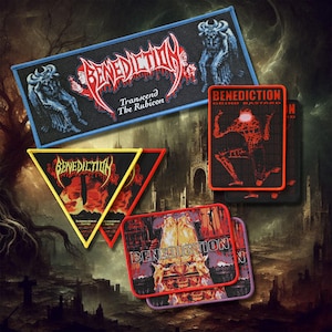 Benediction Official Woven Patches – Old-School Death Metal Legacy for Your Battle Vest