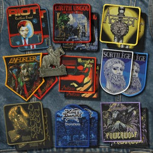 Heavy Metal Woven Patches – Classics, Power, New Wave & Underground Gems