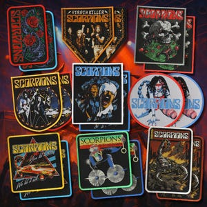 Scorpions – Vintage Rock officiële geweven patches