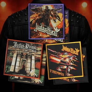 Judas Priest Official Woven Patches – Heavy Metal Icons, Sew-On applique